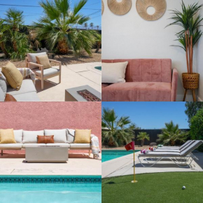 The Pink Cactus - Desert Retreat - Luxe Pool, Golf & Game Room